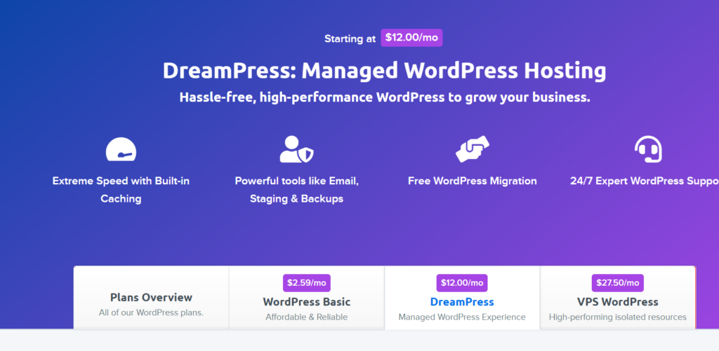 dreamhost wordpress plan review