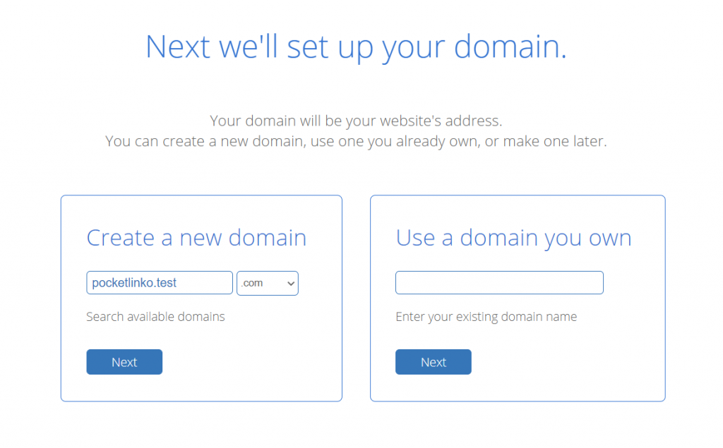 Bluehost free domain 