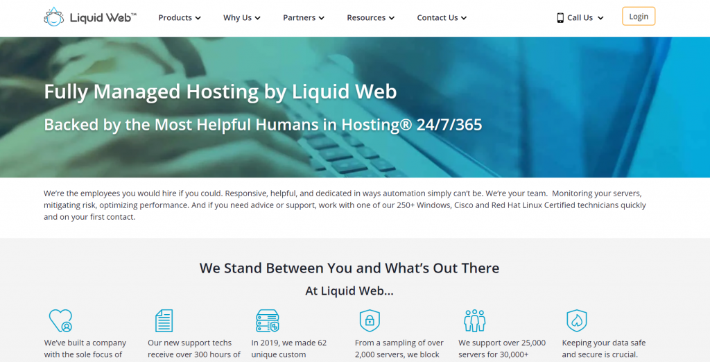 Liquid web support 