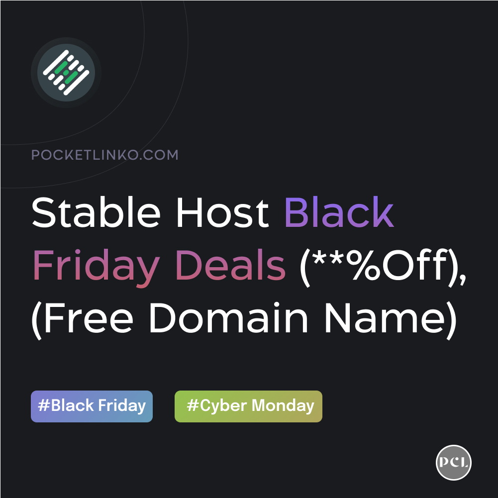 Stable Host Black Friday Deals