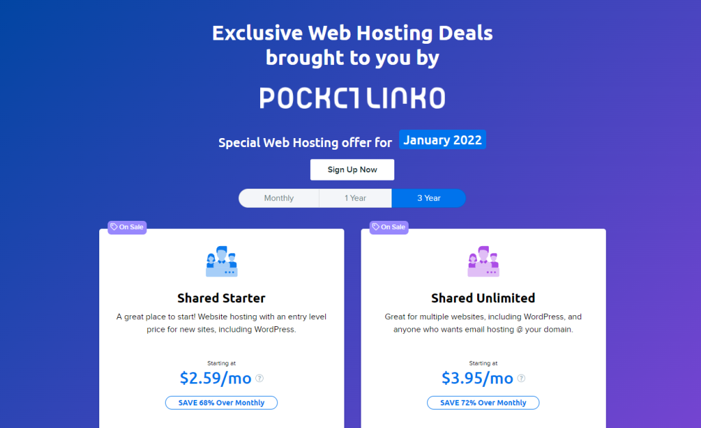 dreamhost web hosting pricing